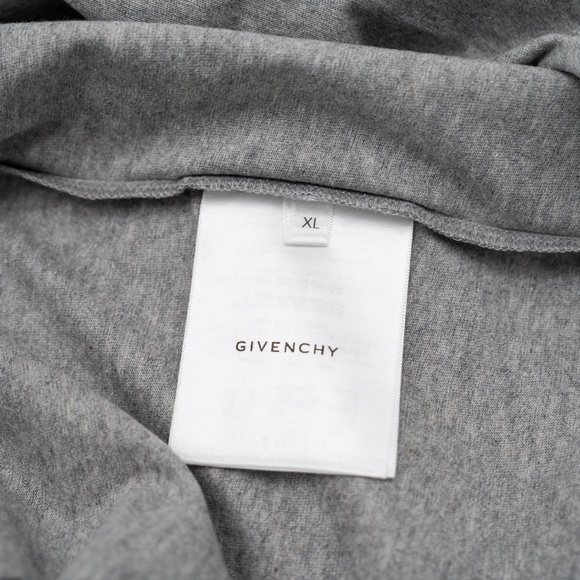 size XL Givenchy 4G Motif T-Shirt Grey Melange - Picture 9 of 10